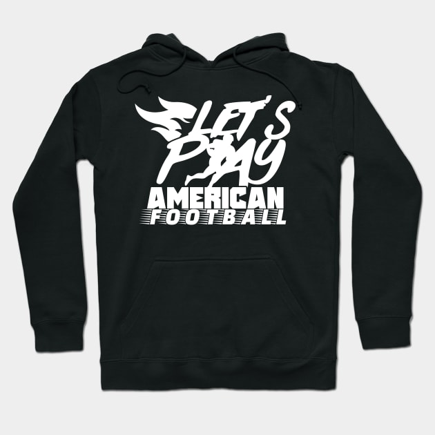 American Football Coach Footballer Player Team Hoodie by dr3shirts